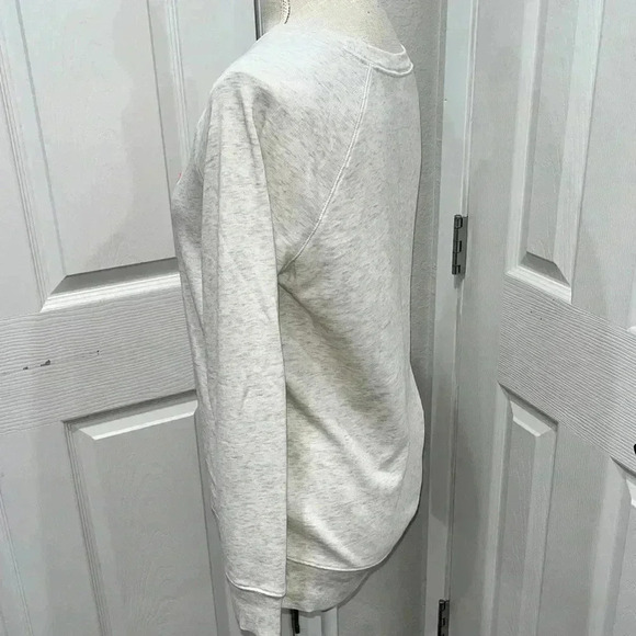 Old Navy Sweatshirt with hot pink neon embroidered palm tree on front - Picture 11 of 11